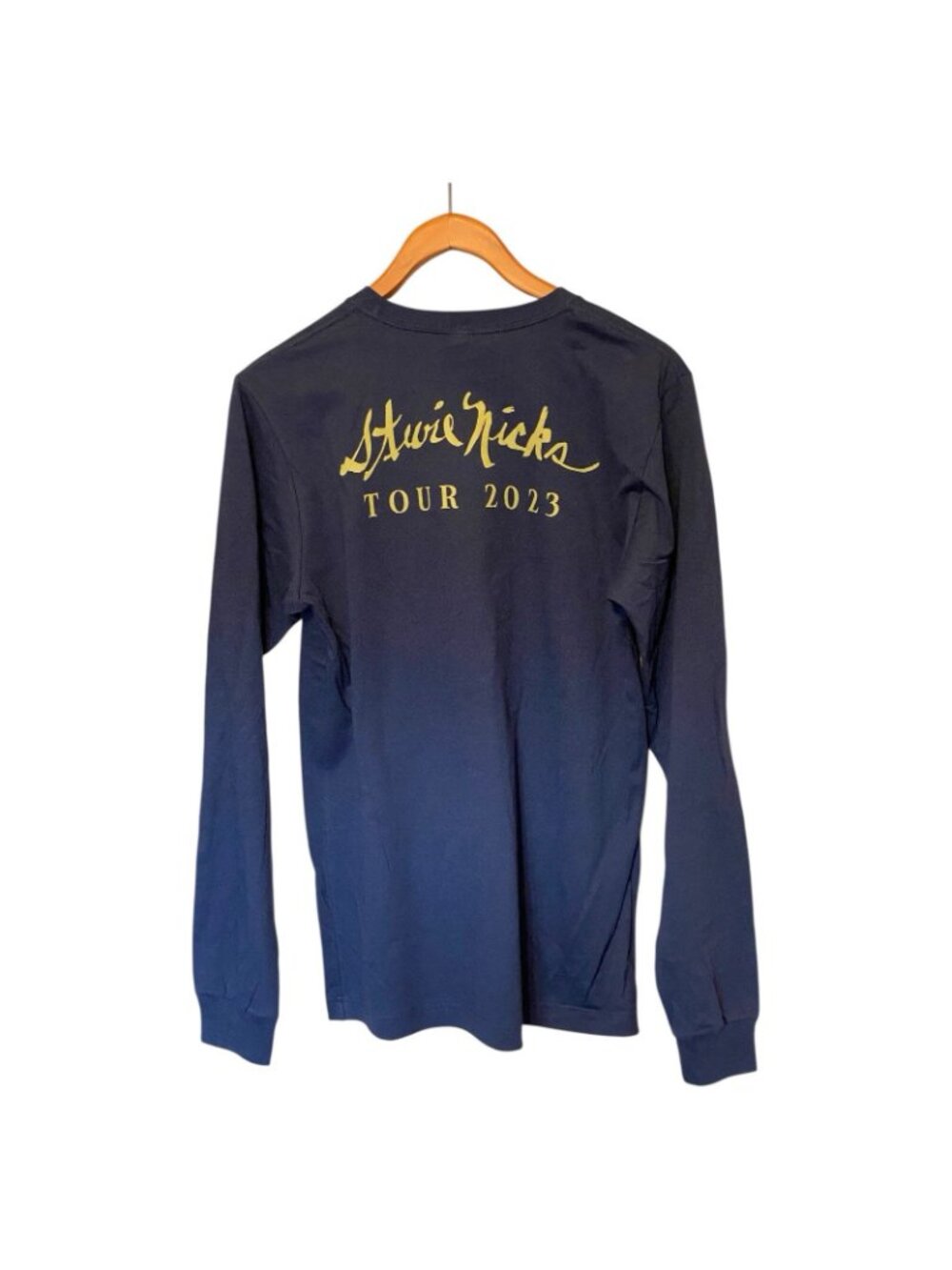 Stevie Nicks Blue Long Sleeve T-Shirt Tour 2023 Men's Size M Rock Band Music Tee - Picture 2 of 6